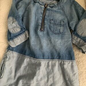 Zara Girls Denim Dress with Pockets